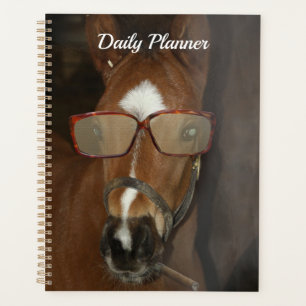 Humoristisch Paard Veulen roken sigaar dagelijkse  Planner