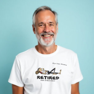Humoristisch T-shirt voor pensioen Lousy Pay Good