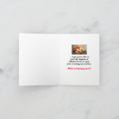 Humoristisch Thanksgiving diner Kaart (Binnen)