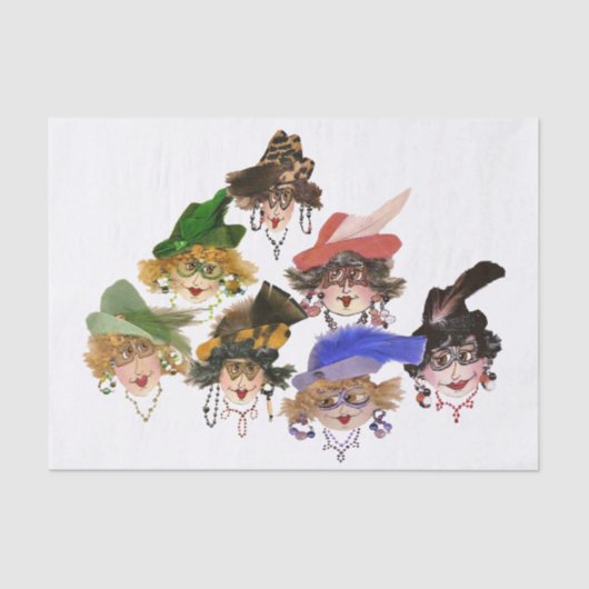 Humoristisch weefselpapier voor vrouwen tissuepapier (Voorkant)