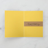 Humoristische Afstuderen Kaart met Duitse herder (Binnen)