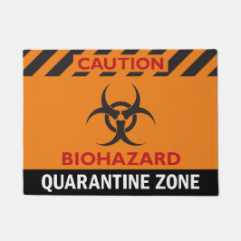 Humoristische Biohazard Deurmat 18 x 24"
