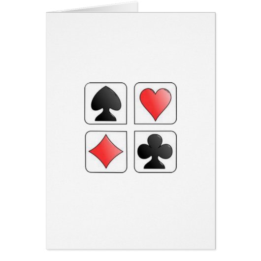 Humoristische Bridge Players Wenskaart (Voorkant)