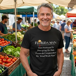 Humoristische Florida Man Wind Witch Hunt Anti-Tru T-shirt