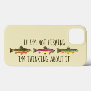 Humoristische forelvissenjacht iPhone 13 hoesje