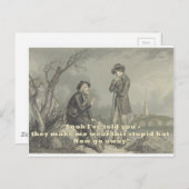 Humoristische Groeten Kaart Leuke Schotse Verjaard (Voorkant / Achterkant)