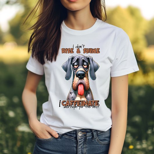Humoristische Hound: Het grappige Hond Typografisc T-shirt