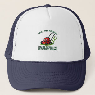 Humoristische huiseigendom en hypotheek Design Trucker Pet