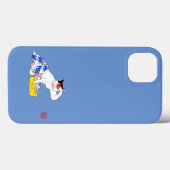 Humoristische Japanse Kat Bathing I Case-Mate iPhone Case (Achterkant (horizontaal))