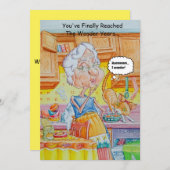 Humoristische Kaart van middelbare leeftijd (Voorkant / Achterkant)