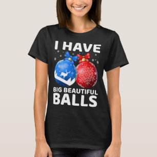 Humoristische kerst Ik heb grote mooie kerstdagen T-shirt
