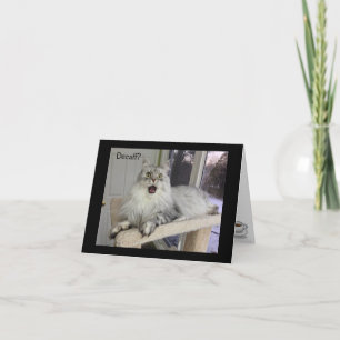 Humoristische Koffie Notecards Kaart