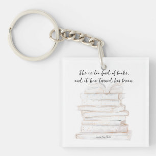 Humoristische Little Women Book Lover Quote Sleutelhanger