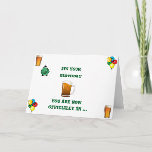 Humoristische 'Old Fart' Verjaardag Kaart