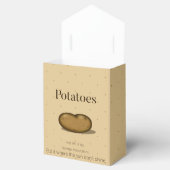 Humoristische Opslag Instructies Aardappelzak Stij Bedankdoosjes (Geopend)
