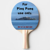 Humoristische Ping Pong paddle Tafeltennisbatje (Voorkant)