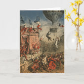 Humoristische print van een theateracteur kaart (Gele Bloem)