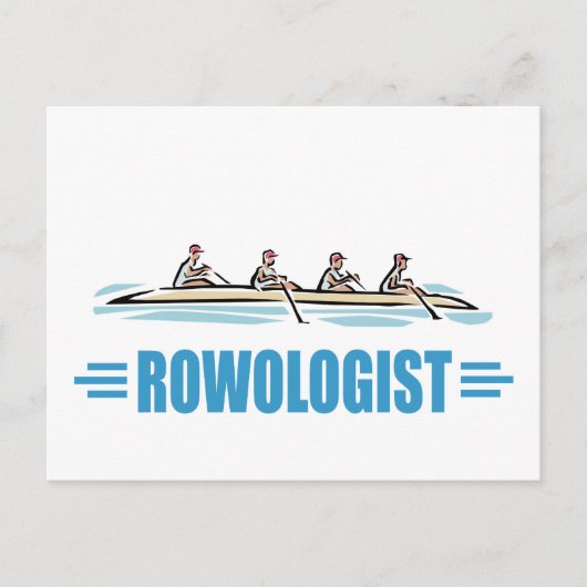 Humoristische roeien briefkaart (Voorkant)