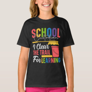 Humoristische School Schoonmaker Vectoren, Inspire T-shirt