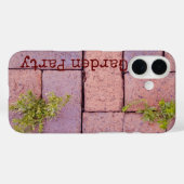 Humoristische Stoeptegels Patroon Onkruid Aangepas Case-Mate iPhone Case (Achterkant (horizontaal))