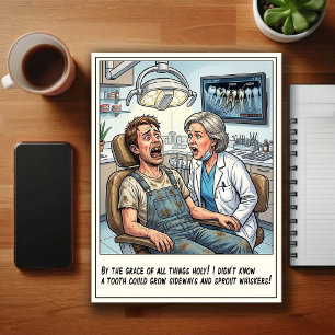 Humoristische Tandartspraktijk Cartoon Briefkaart