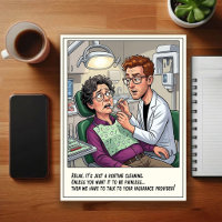 Humoristische Tandartspraktijk Cartoon