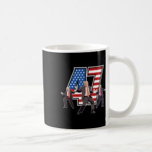 Humoristische Trump Grappige Overwinningsdans Trum Koffiemok