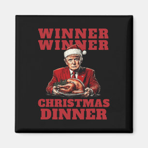 Humoristische Trump Kerstmis - Winnaar Kerstmis Magneet