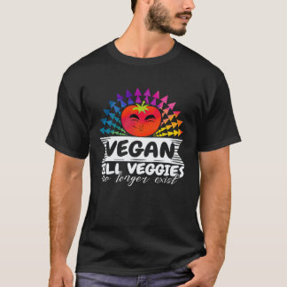 Humoristische Vegan Totdat Groenten Niet Meer Best T-shirt