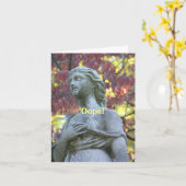 HUMORISTISCHE VERONTSCHULDIGING / KLASSIEK VROUW B KAART (Gele Bloem)