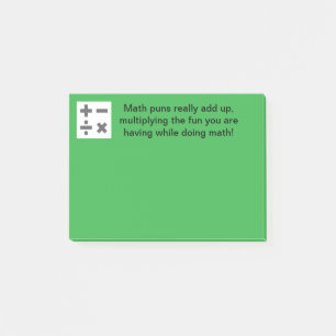 Humoristische Wiskunde Post-It Notes