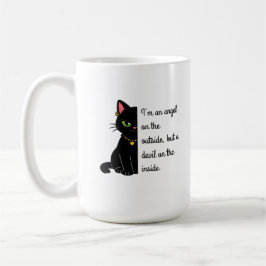 humoristische zwarte kat mokken