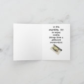 HUMOROUS ACCIDENT KAART/TURTLE UPSIDE DOWN/Call911 Kaart (Binnen)