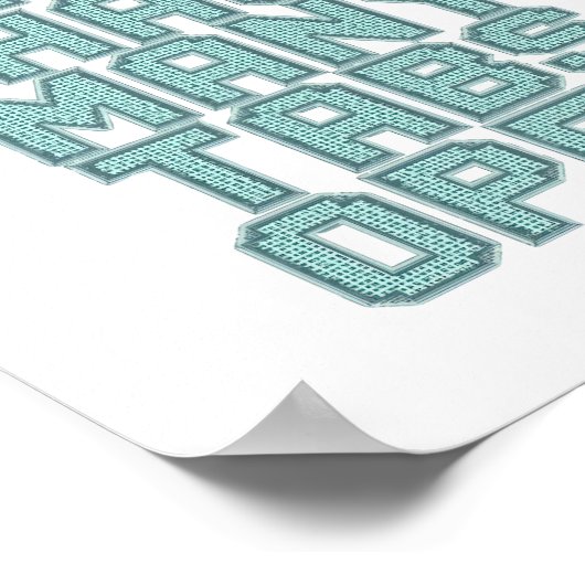 Humorous Anxiety and Overthinking Saying Poster (Hoek)