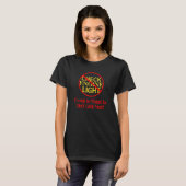 Humorous Check Engine Light Red Circle T-shirt (Voorkant volledig)