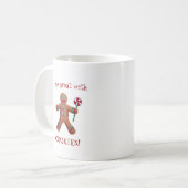 Humorous Christmas Cookie mok (Voorkant links)
