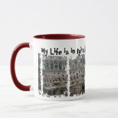 Humorous coffee mug mok (Links)