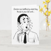 Humorous get well wish kaart (Gele Bloem)