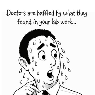 Humorous get well wish kaart