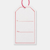 Humorous Handwritten Gift Tag Cadeaulabel (Achterkant)