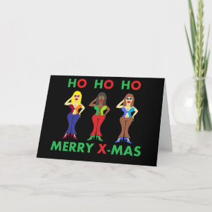 Humorous Holiday X-mas Wenskaart Feestdagen Kaart