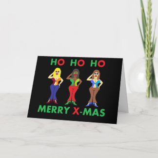 Humorous Holiday X-mas Wenskaart Feestdagen Kaart