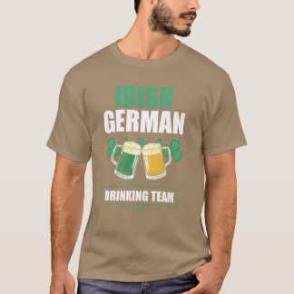 Humorous Irish German Drinking St Patrick Day vint T-shirt