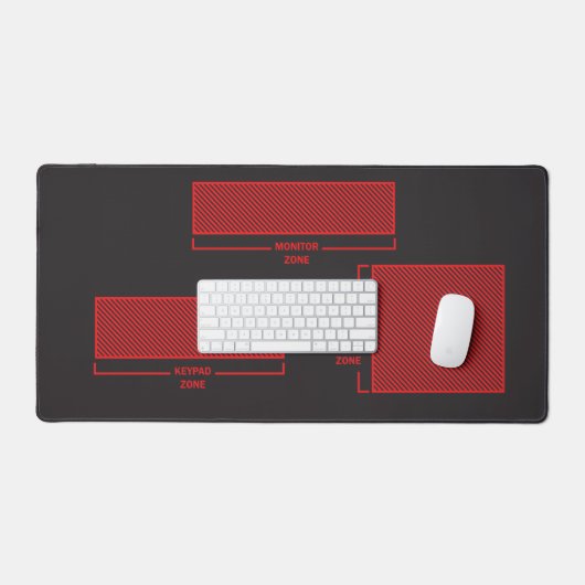 Humorous Office Zone Mouse Pad (Keyboard & Muis)