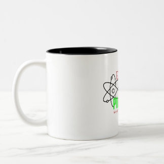 Humorous Science Nuclear Plutonium T-shirt grappig Tweekleurige Koffiemok