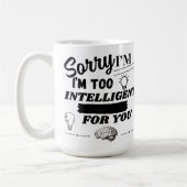 Humour amusant Citation amusante Mug café amusant (Gauche)