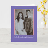 Humour Anniversaire De Frère À Ancienne Carte Soeu (Fleur jaune)