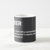 Humour-barbier Définition Mug (Centre)