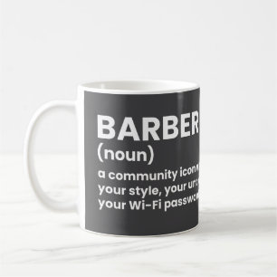 Humour-barbier Définition Mug