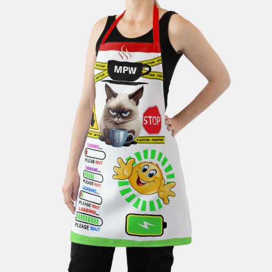 Humour café ... Tablier (Insitu)